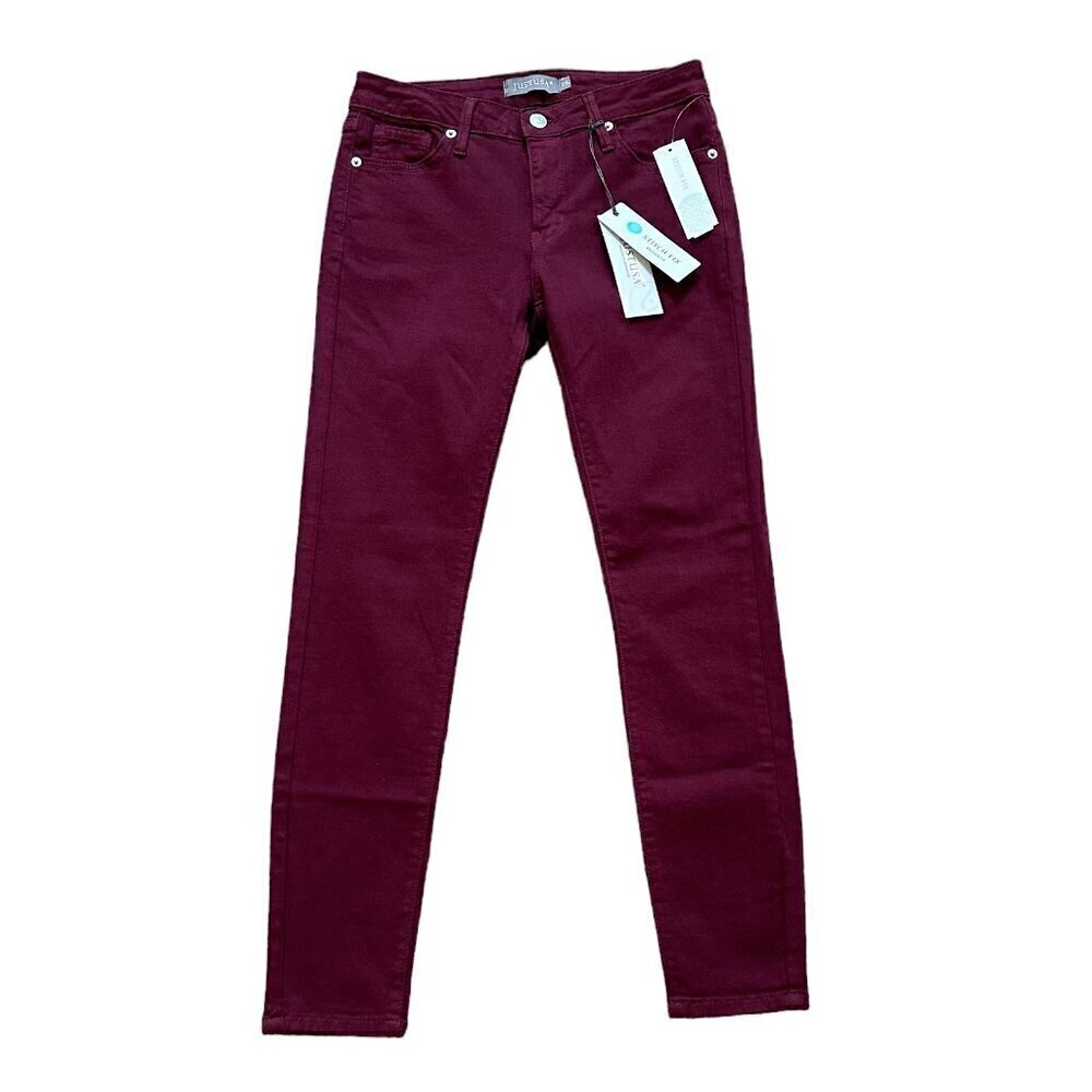 NWT Stitch Fix Exclusive Rhea Skinny Jean Sz. 0 Purple Passion by Just USA Mid R